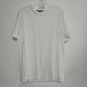 Michael Kors Casual T-Shirt Tee White Crew Neck Mens Size Medium Classic Logo MK